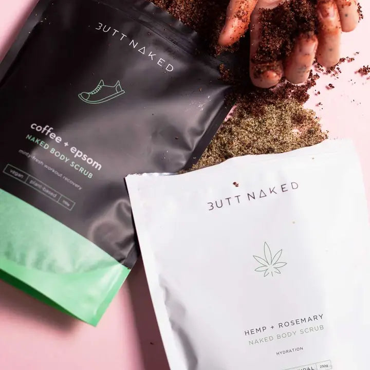 Butt Naked Hemp Body Scrub 250g