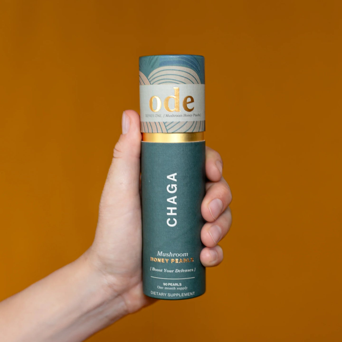 Ode- Chaga Mushroom Honey Pearls 90 Pearls
