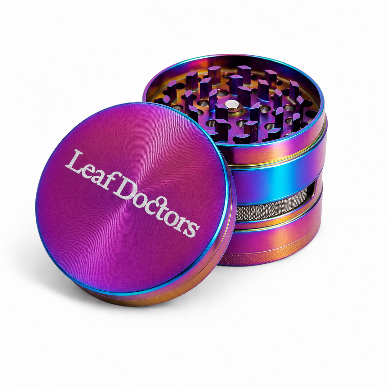 Leaf Doctors Rainbow Herb Grinder 63mm