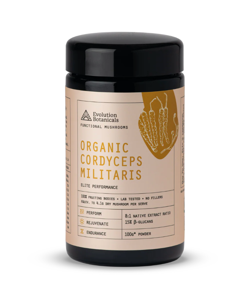 Evolution Botanicals Organic Cordyceps Militaris (100g)