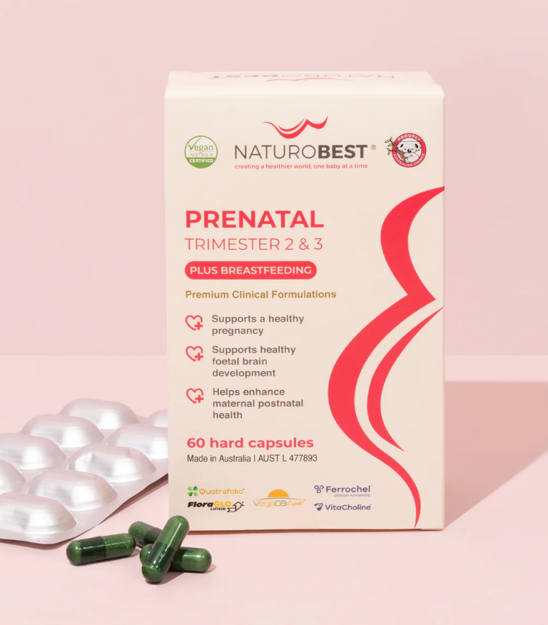 NaturoBest Prenatal Trimester 2 & 3 Plus Breastfeeding