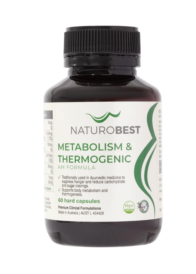 NaturoBest Metabolism & Thermogenic AM Formula (60 capsules)