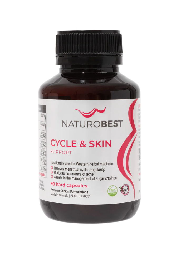 NaturoBest Cycle & Skin Support (90 Capsules)