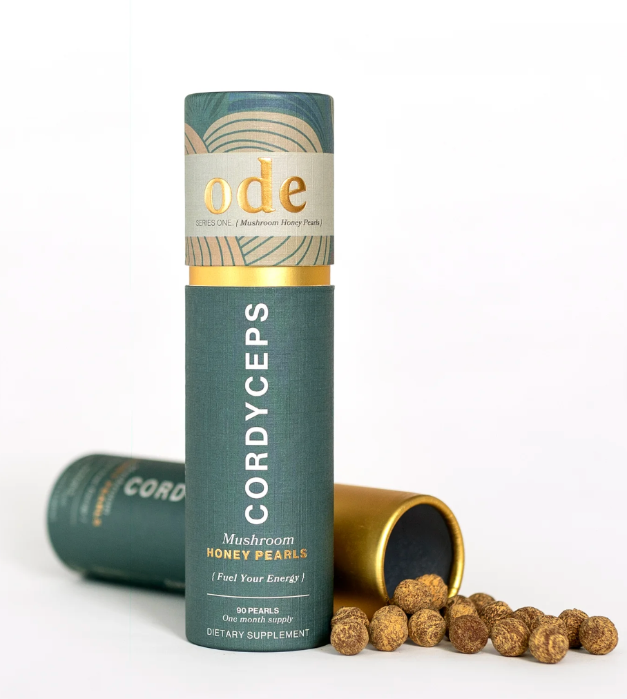 Ode - Cordyceps Mushroom Honey Pearls (90 Pearls)