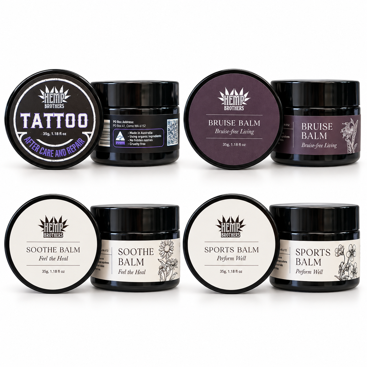 Hemp Brothers Balm 4-Pack