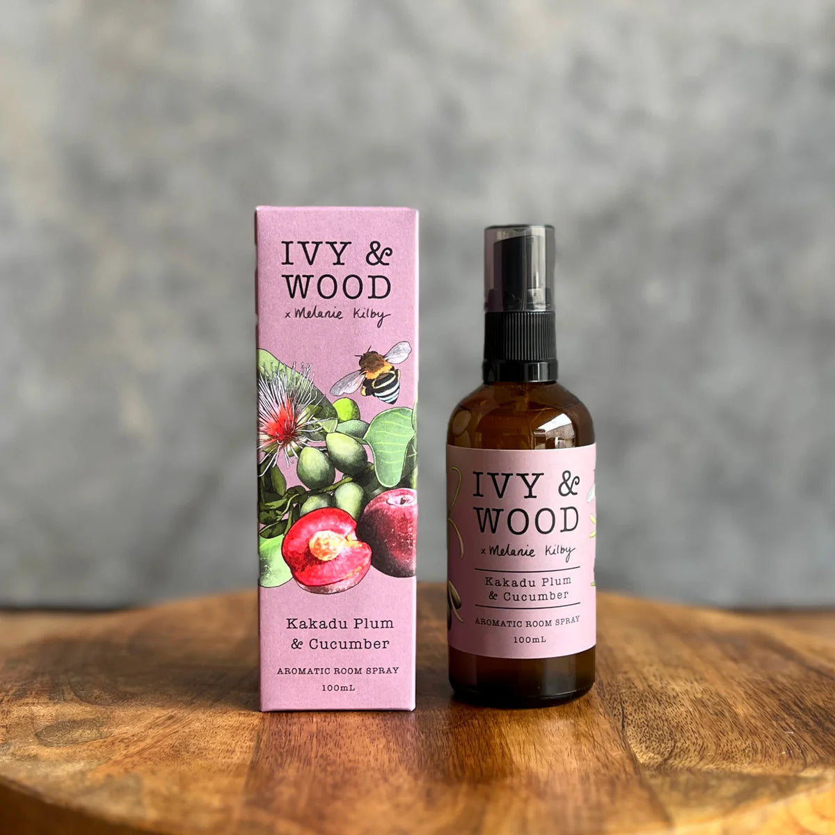 Ivy & Wood Kakadu Plum & Cucumber Aromatic Room Spray 100mL