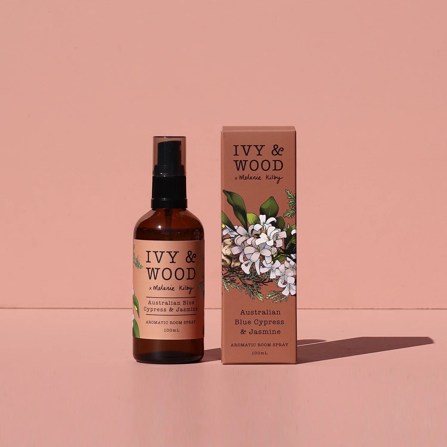 Ivy & Wood Australian Blue Cypress & Jasmine Aromatic Room Spray 100mL